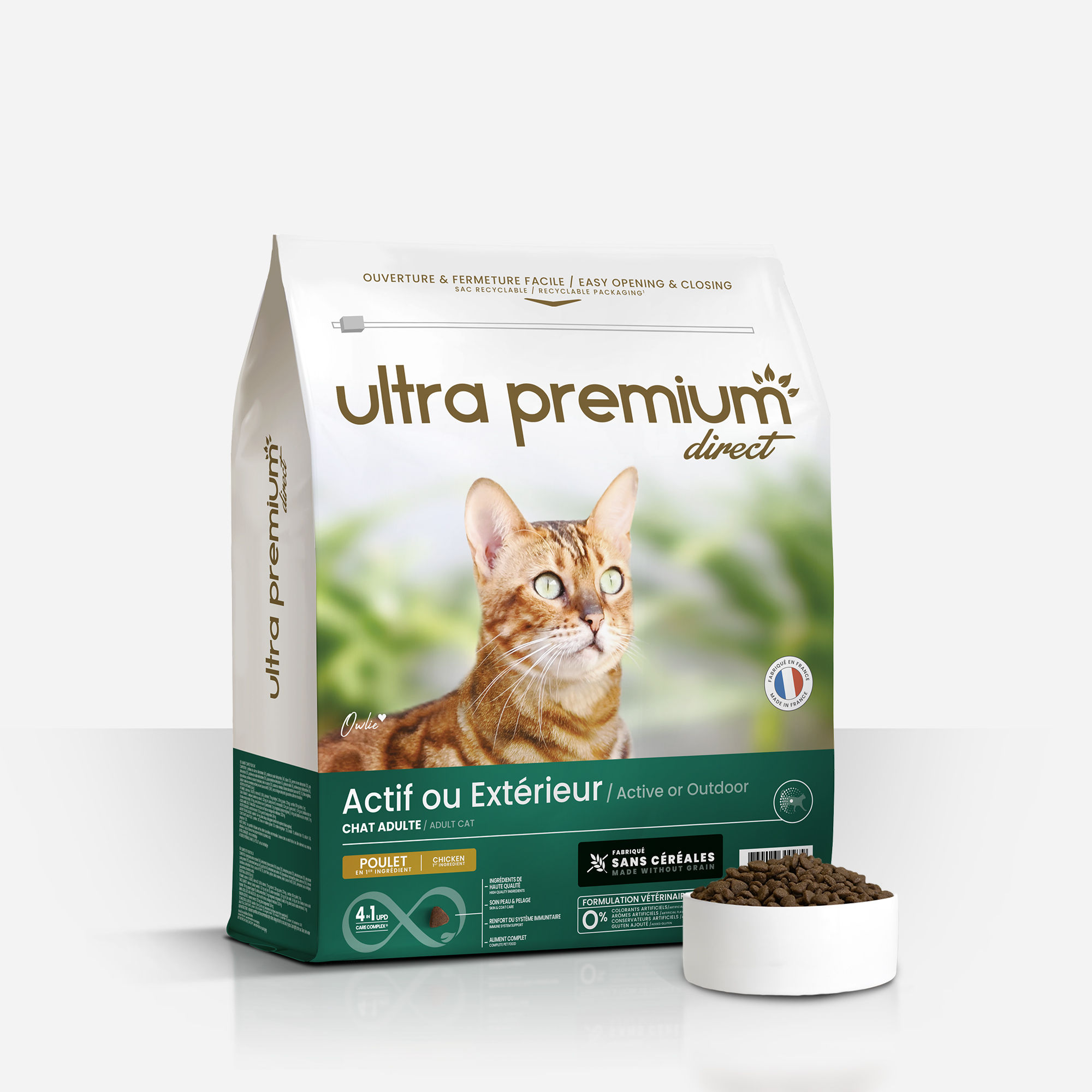 Ultra Premium Direct Croquettes Sans Céréales Chat Adulte