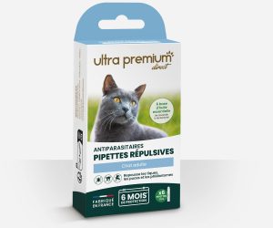 Ultra Premium Direct Pipettes répulsives Antiparasitaires Chat