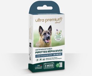 Ultra Premium Direct Pipettes répulsives Antiparasitaires Chien de grande taille